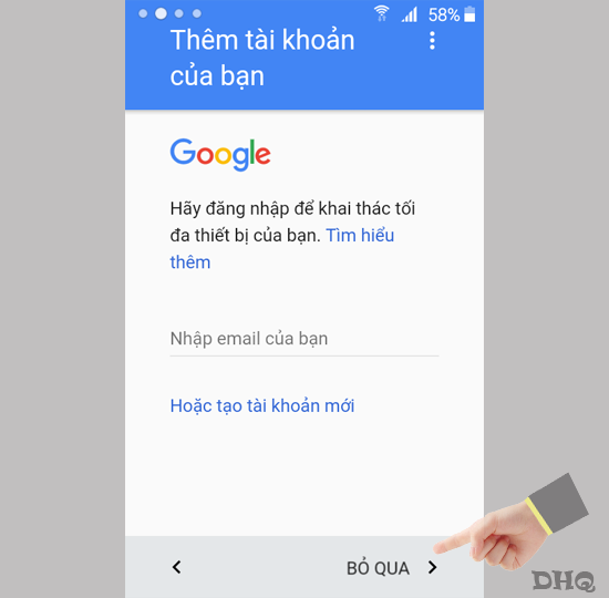 Chọn bỏ qua